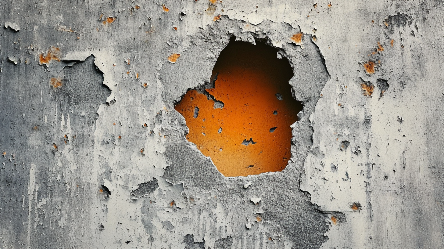 Hole in Plaster Wall