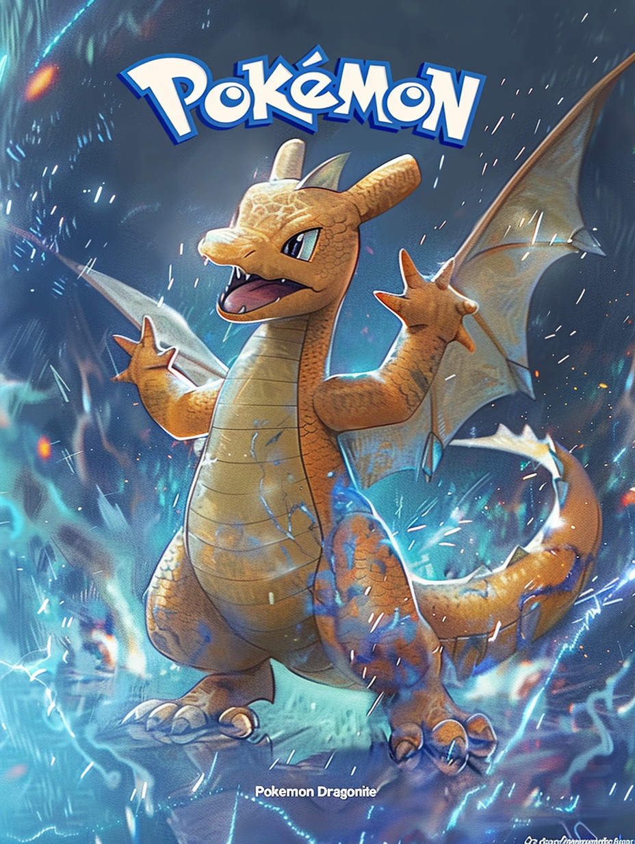 Dragonite Pokemon Card Holographic