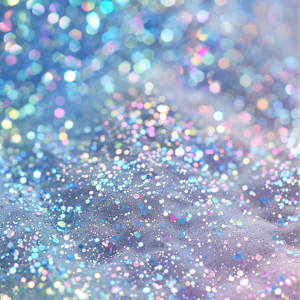 Iridescent Sparkly Glitter Background Pattern