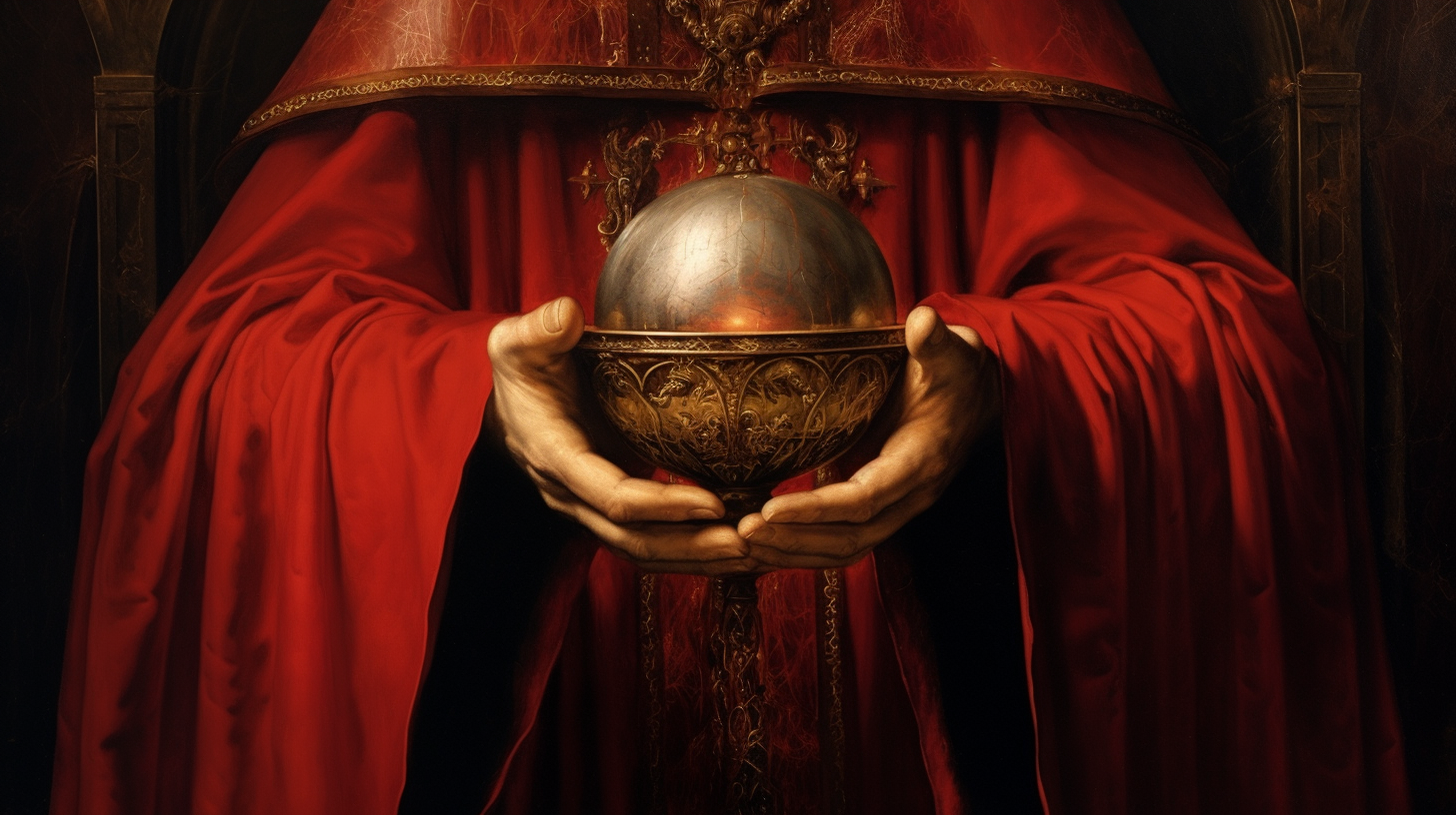 Artwork of the Holy Grail by Jan van Eyck