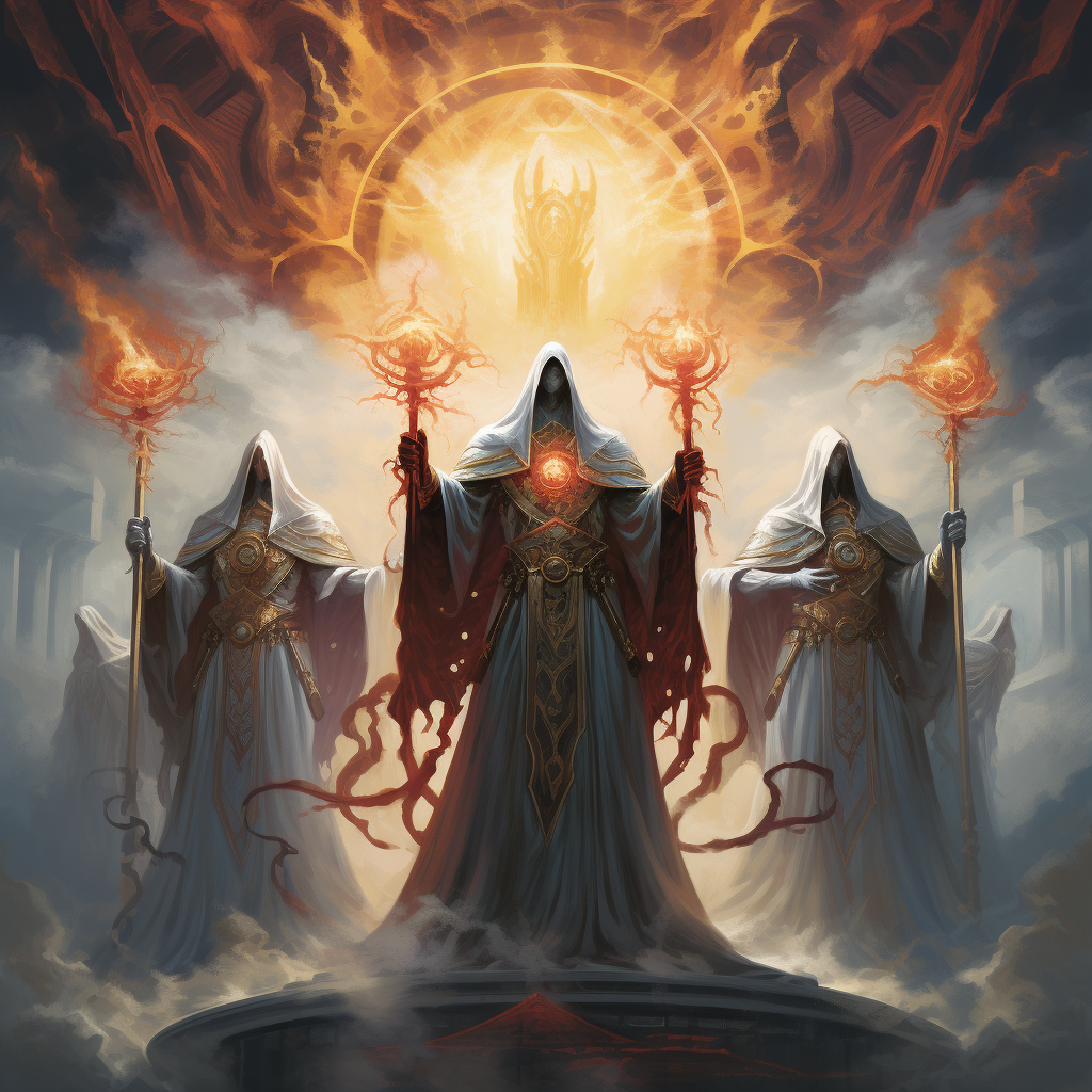 Creepy clergy from Holy Nimbus, Legends Set