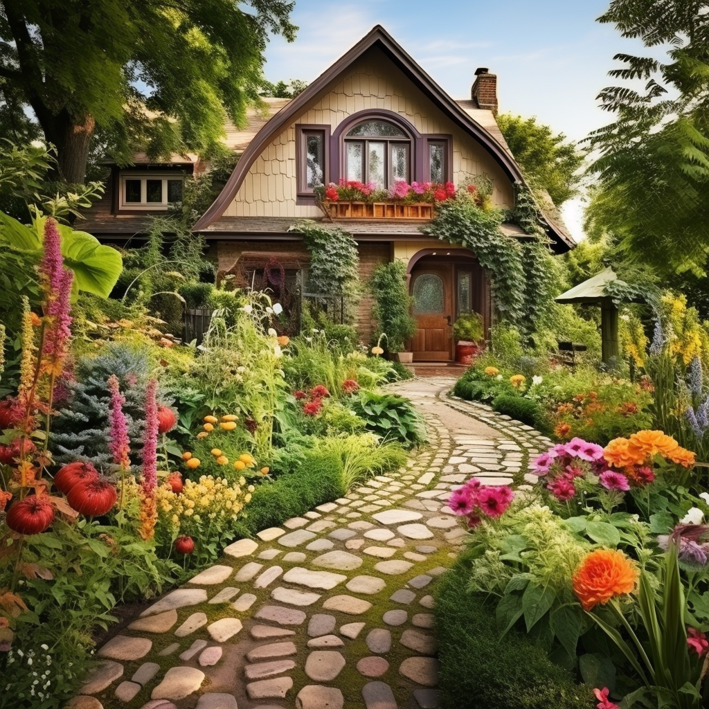 Stunning Provance Style Home Garden