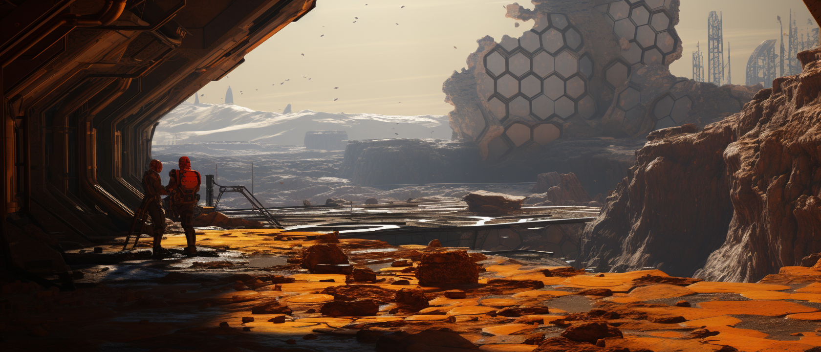 Honeycomb in Pristine Space Lab