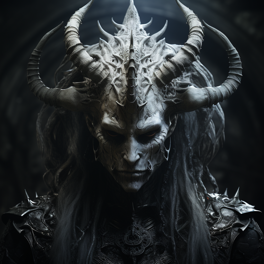 Image of a Horned Man in a Fantasy Setting