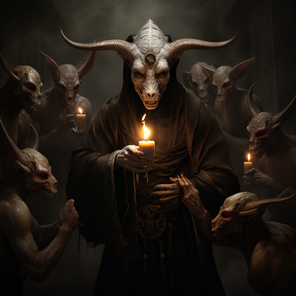 Horrifying Goat Demon Worshiped by Cultists