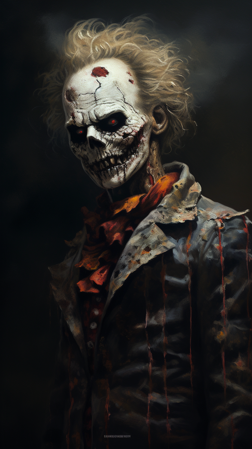 Scary Horror Movie Characters Portraits