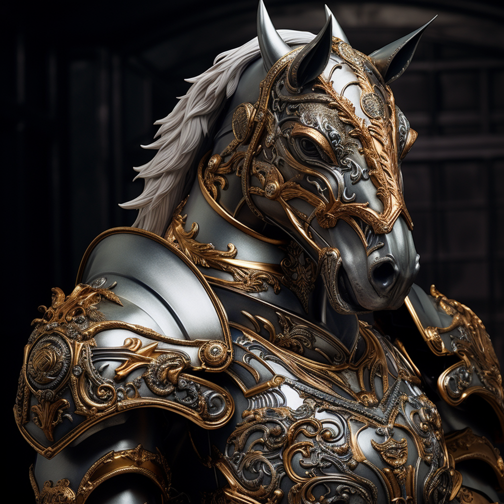 Horse in Armor Picture