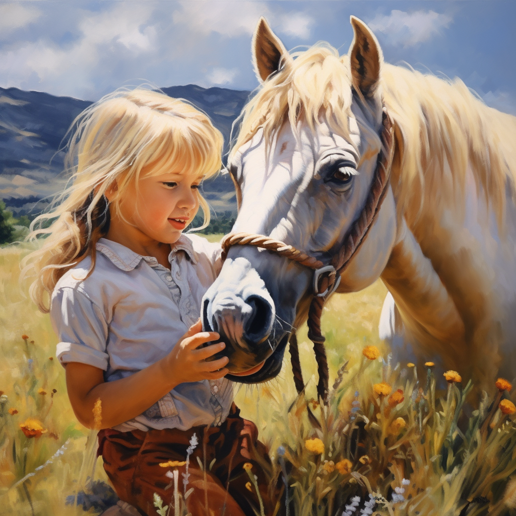 Horse Painting for Kids