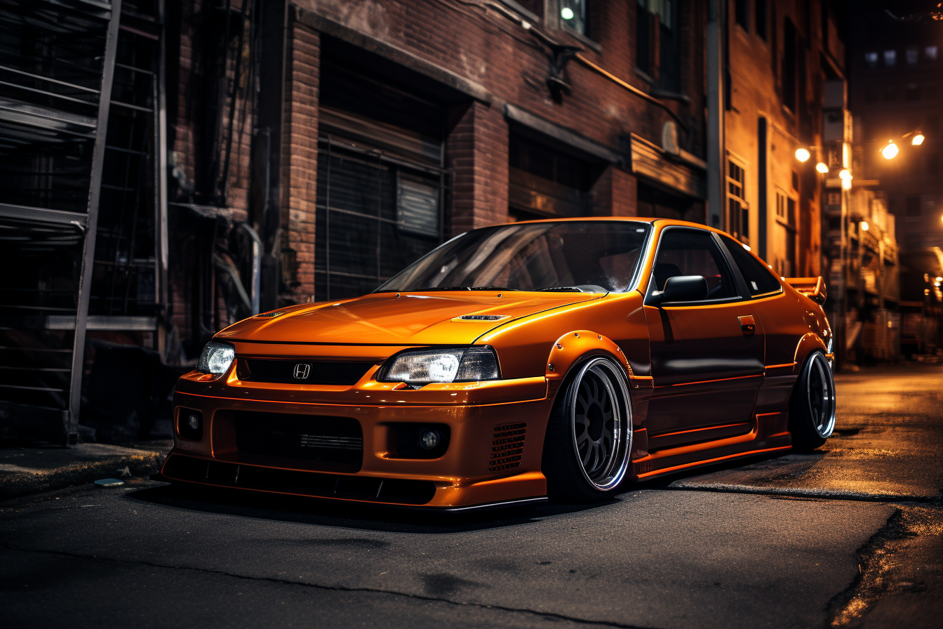 Gorgeous hot rod Honda CRX