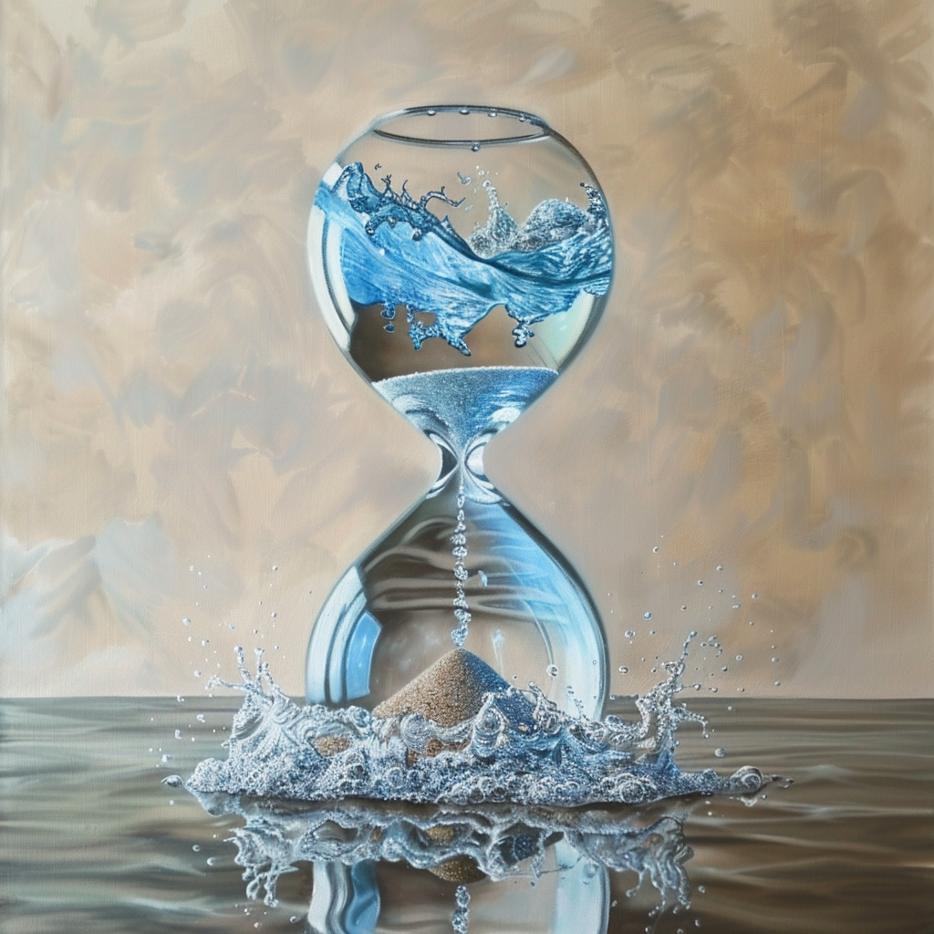 Hourglass with Water Image