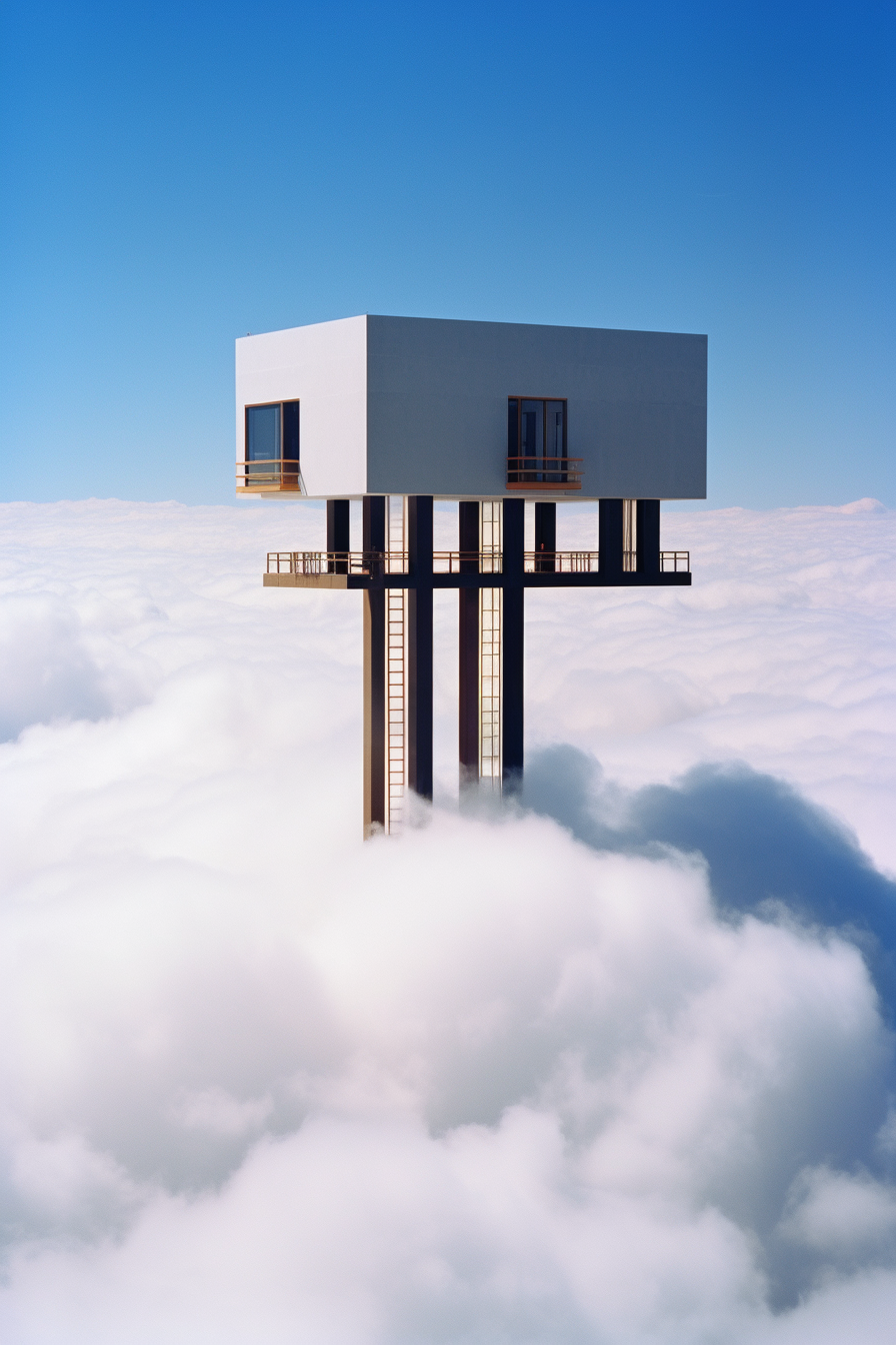 House Above the Clouds by Chillida, Ricardo Bofill, Peter Zumthor, Valerio Olgiati