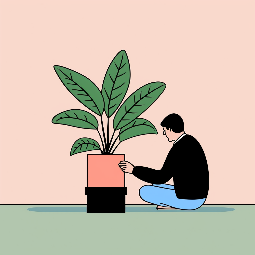 Beautifully animated house plant illustrations