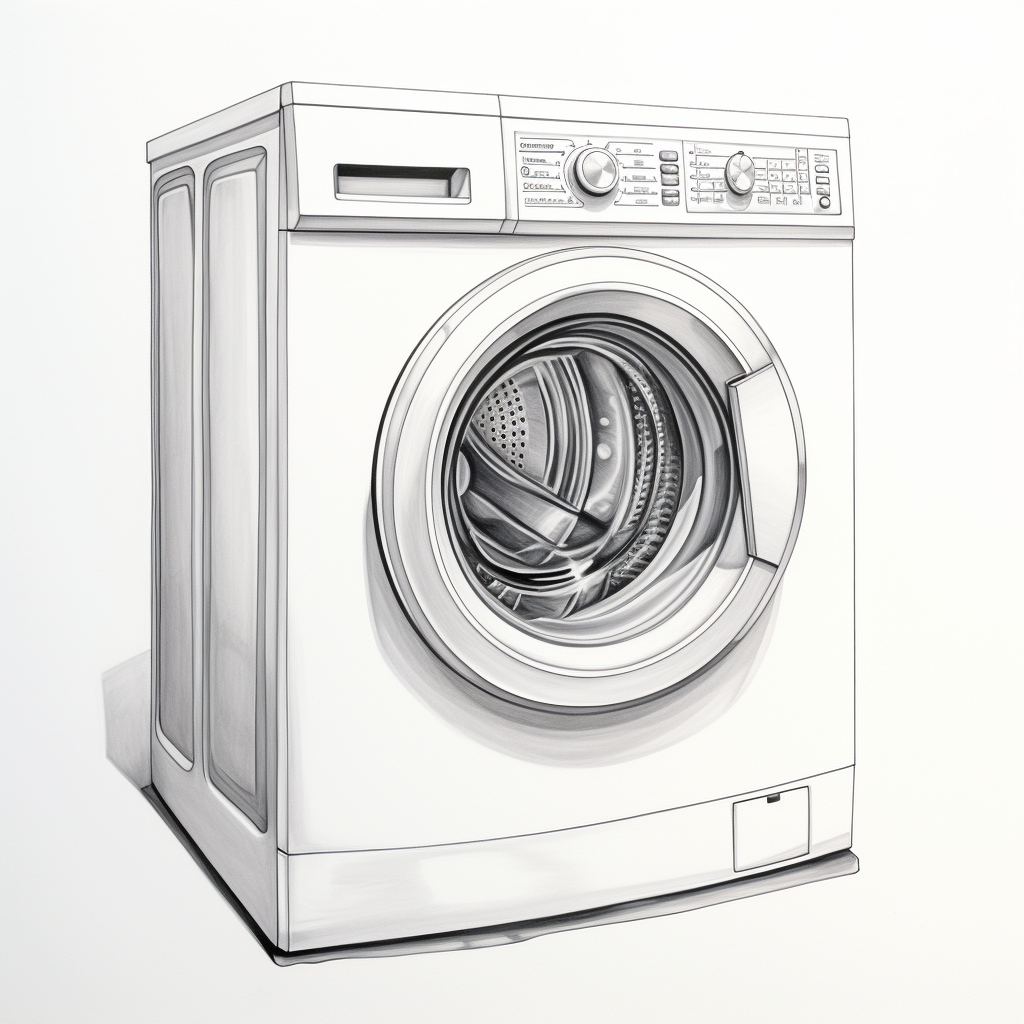 Efficient and Stylish Household Washing Machine