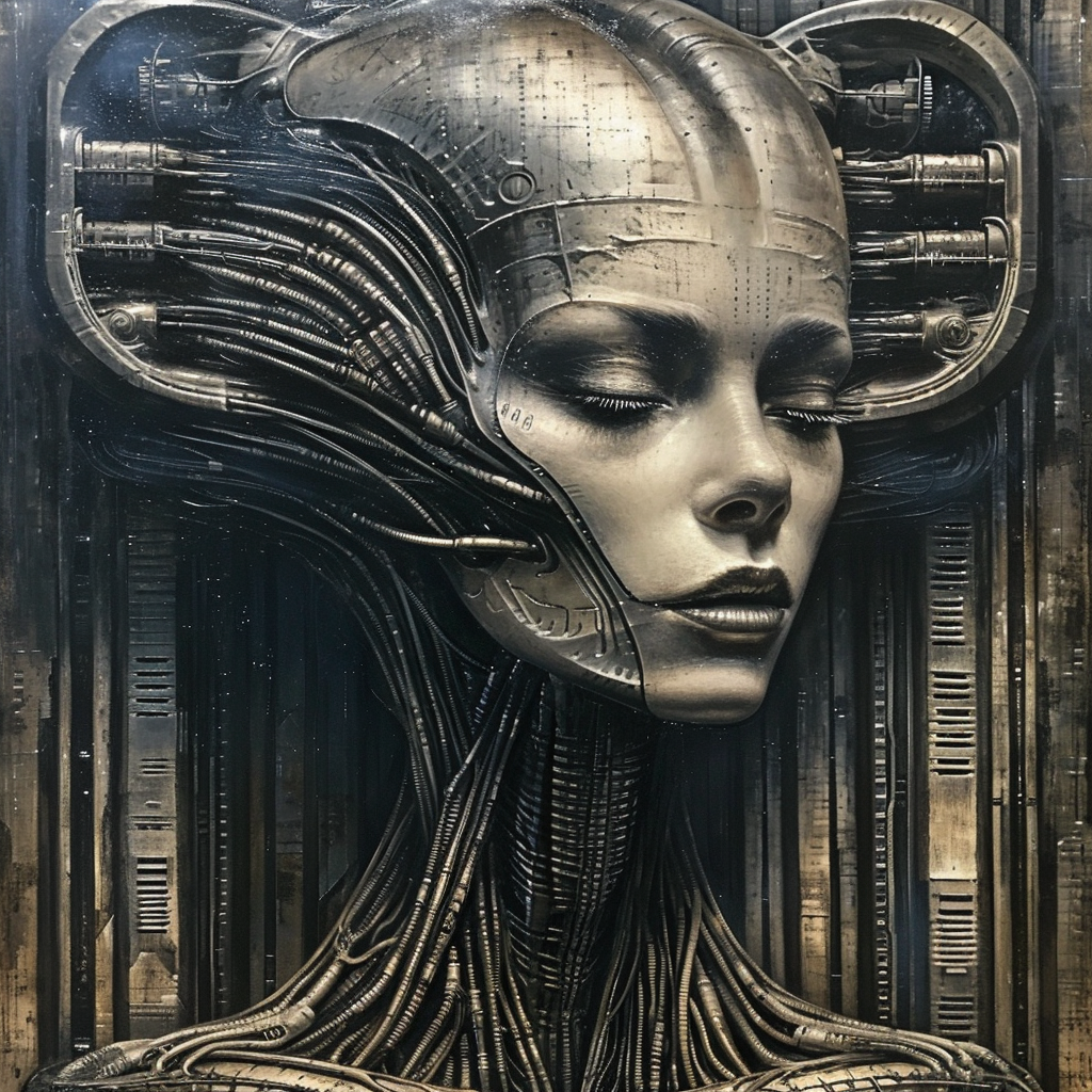 HR Giger's superior human artwork