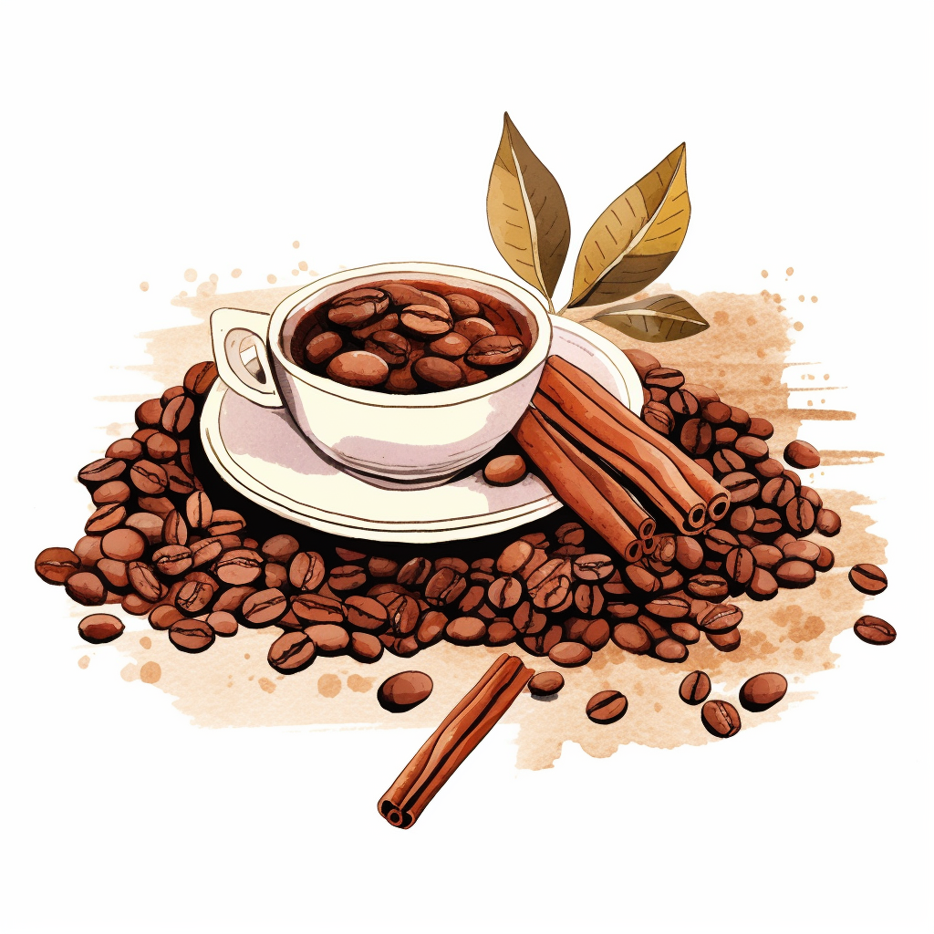 coffee-beans-spices-bright-illustration