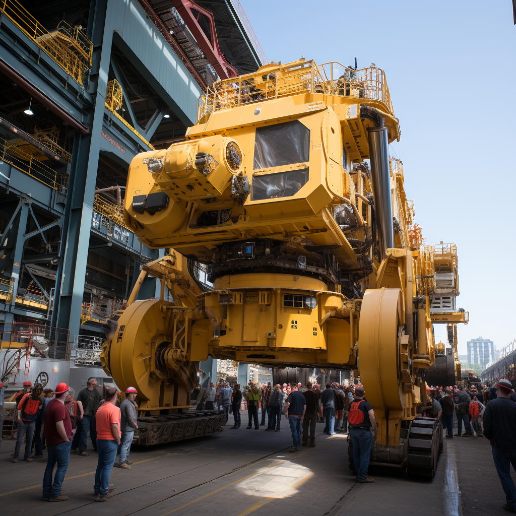 Robots unloading container ship with precision