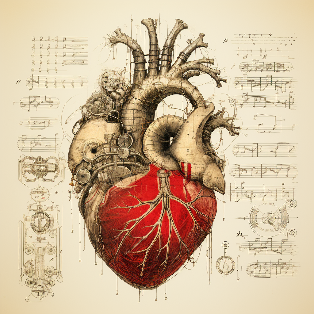 Correcting Human Heart in Da Vinci Style