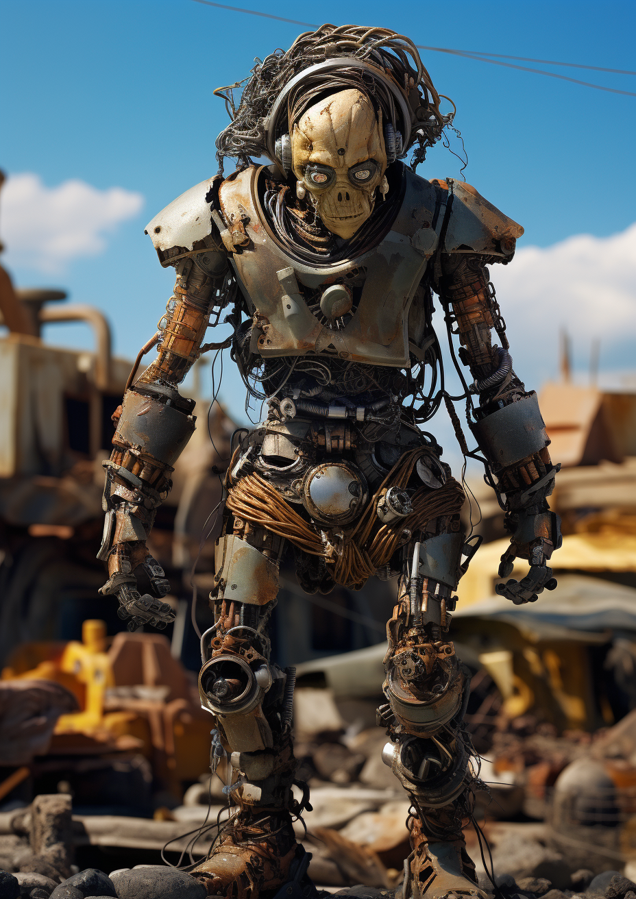 Fantasy Junkyard Humanoid Art  ?