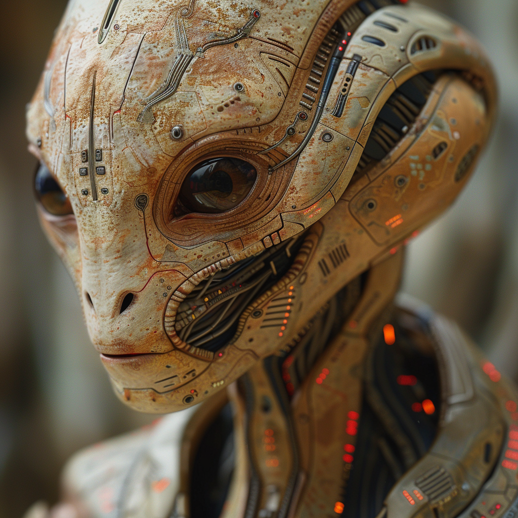 Detailed Zeta Reticulan Humanoid Image