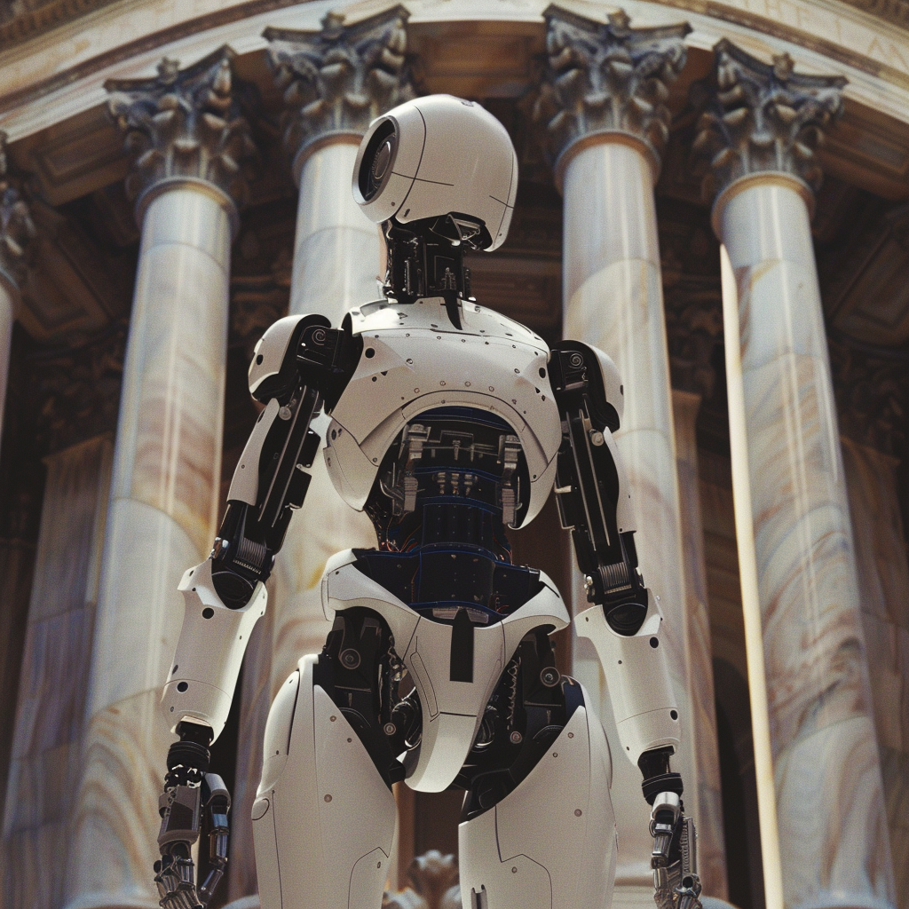 Humanoid Robot EU Court Justice