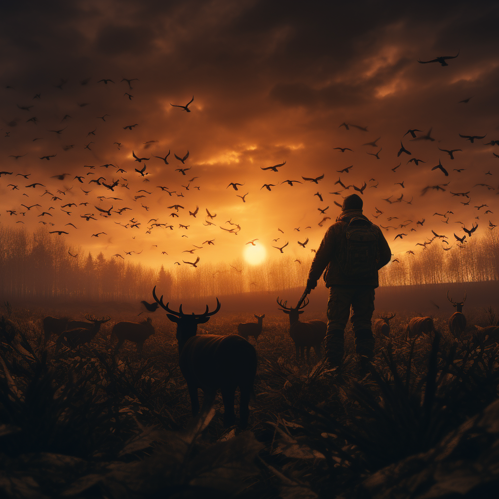 A captivating hunting scene for email marketing