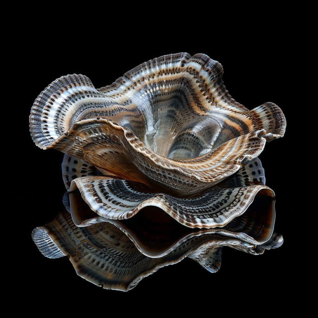 Hyper Realistic Clam Image Closeup