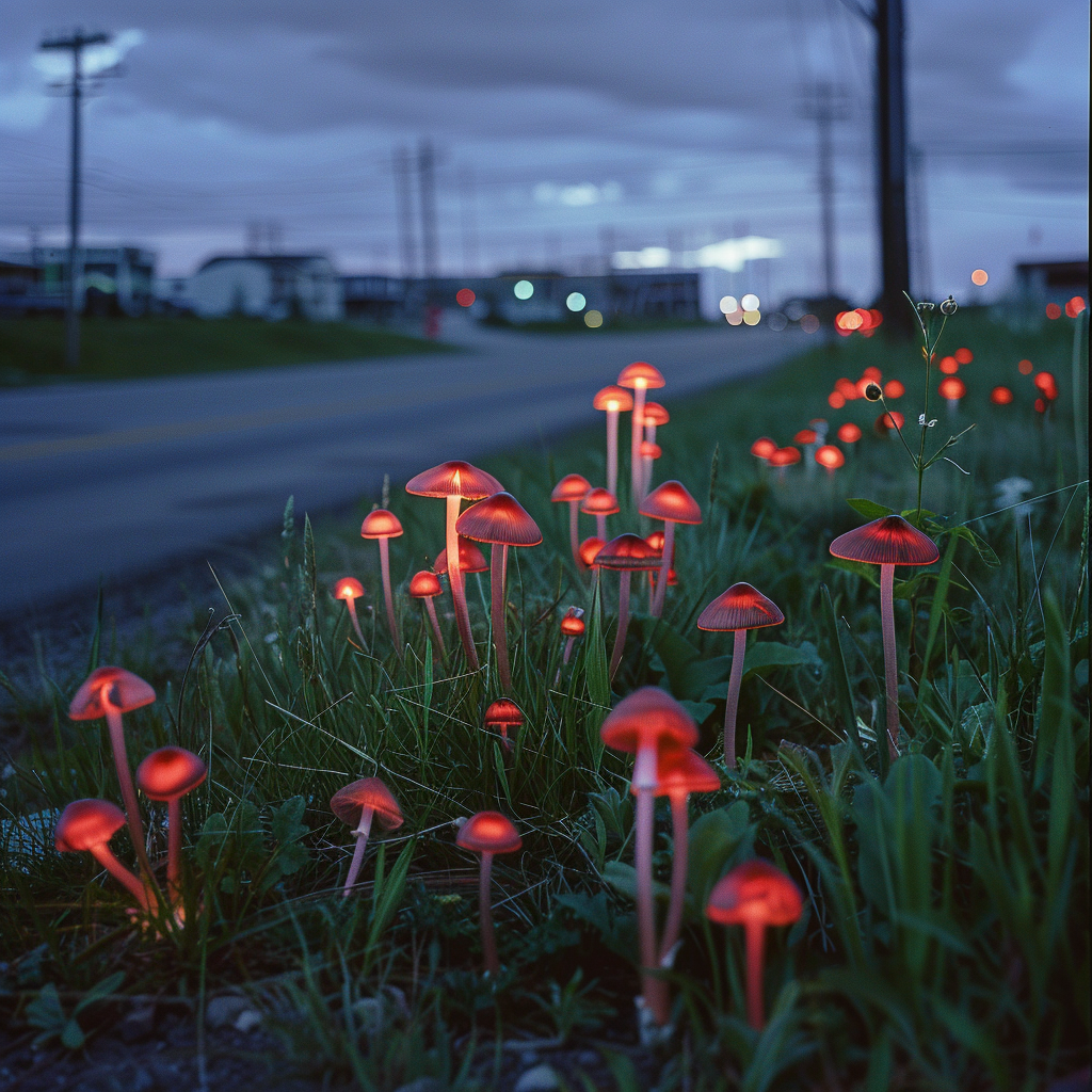 Hyperrealistic Psilocybin Magic Mushrooms