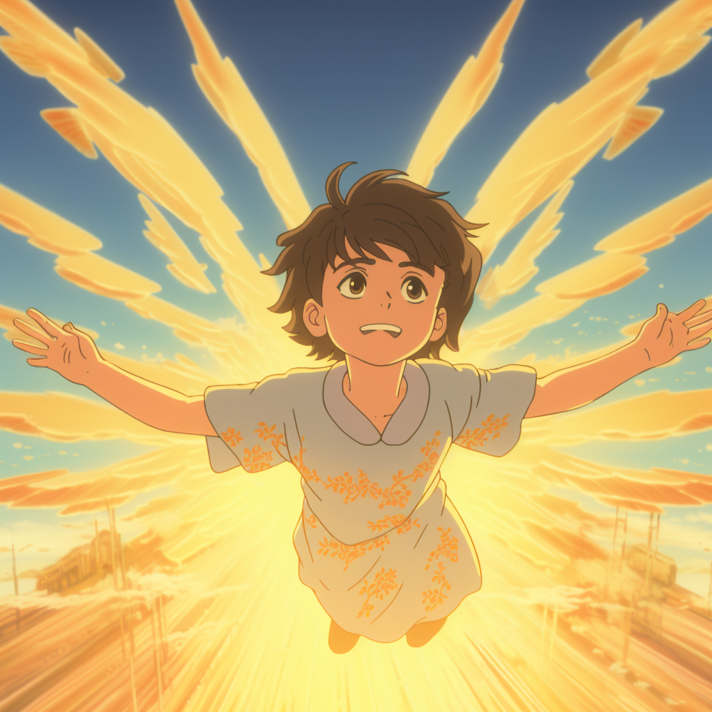 Hayao Miyazaki's Retro Anime of Icarus Angel Boy