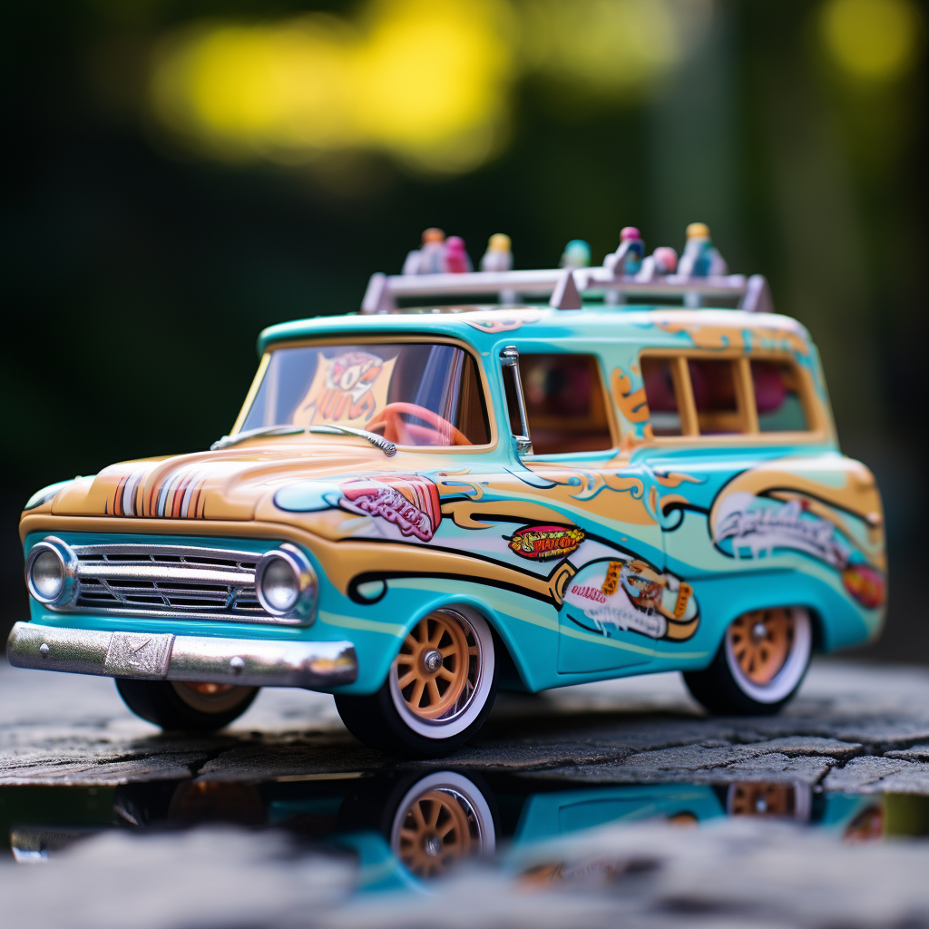 Colorful Ice Cream Truck Hot Wheels