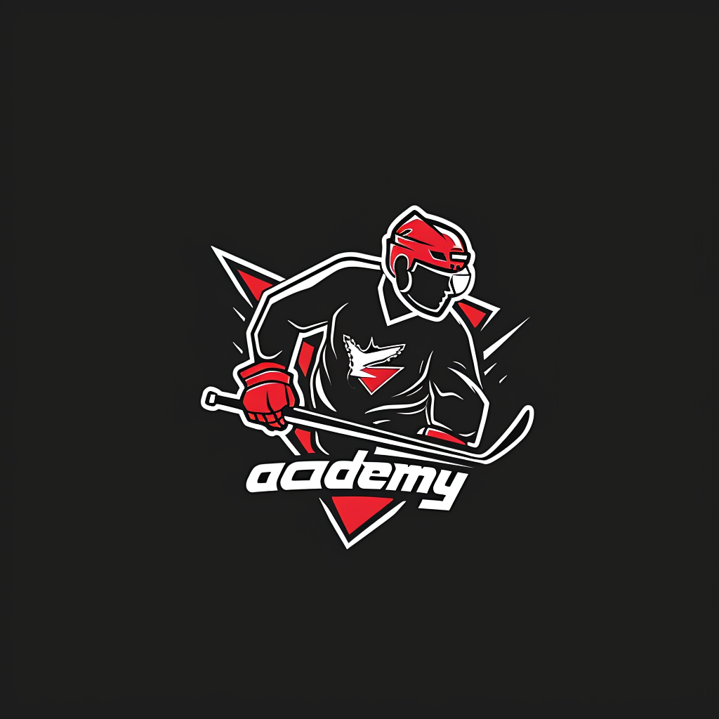 Ice Hockey Team Logo Academy