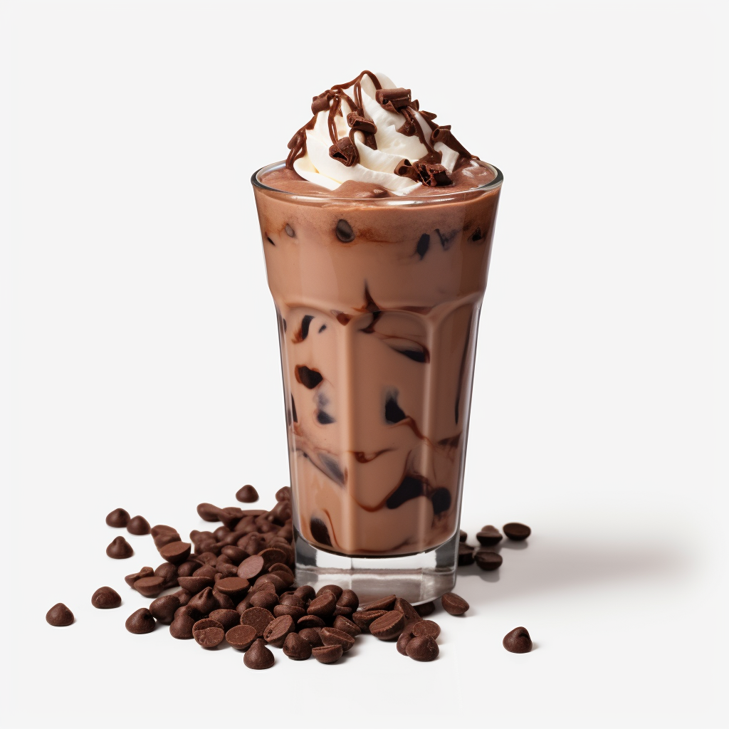 Iced Chocolate with Chocolate Chips