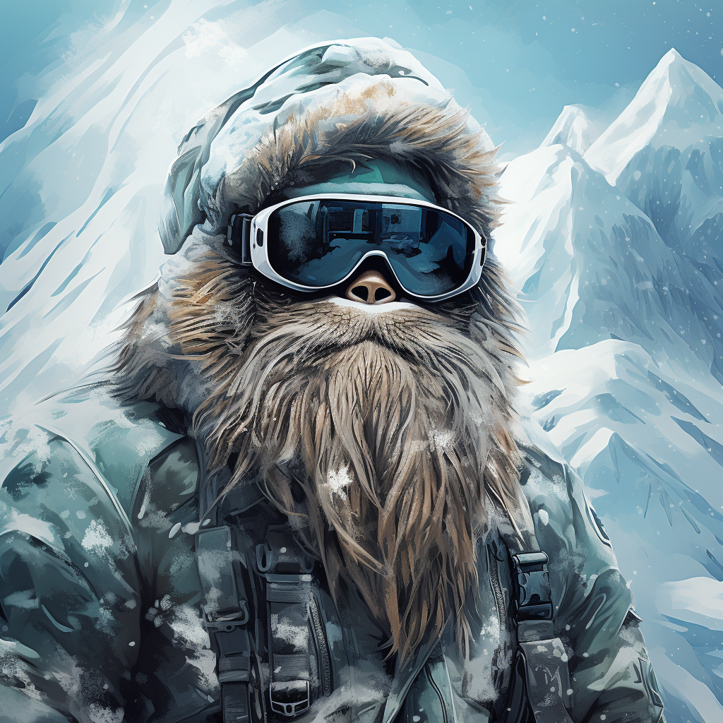 Icelandic Yeti in Arctic Tactical Gear