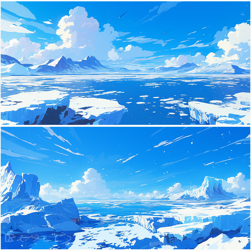 Icy Cold Bay Scene Artwork