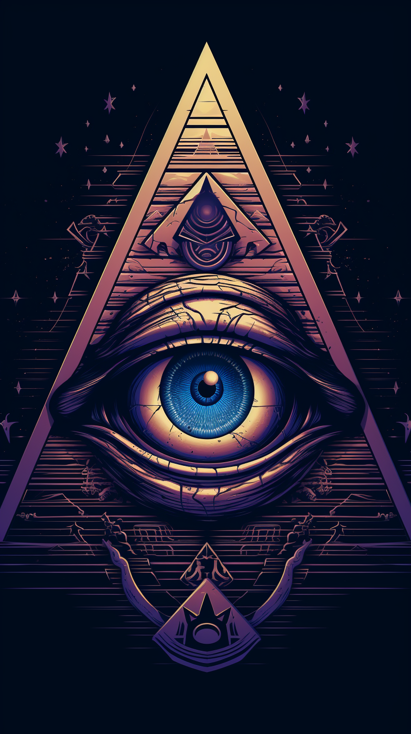 Hyperdetailed Illuminati Conspiracy Theory Vector Art