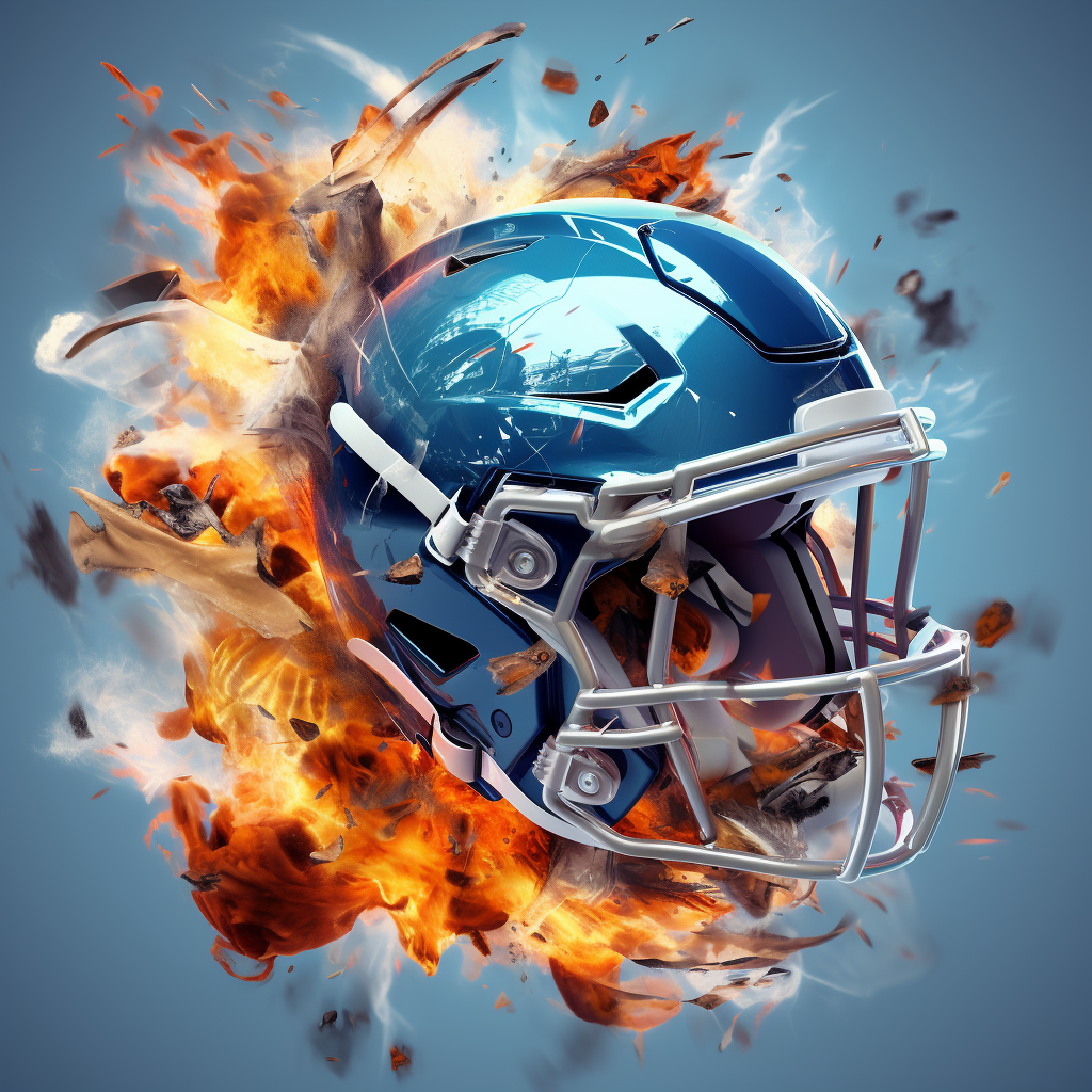 Explosive  Hello  Team Football Helmet