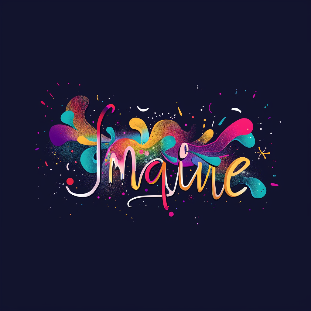 Stylish Imagine Logo Design Concept