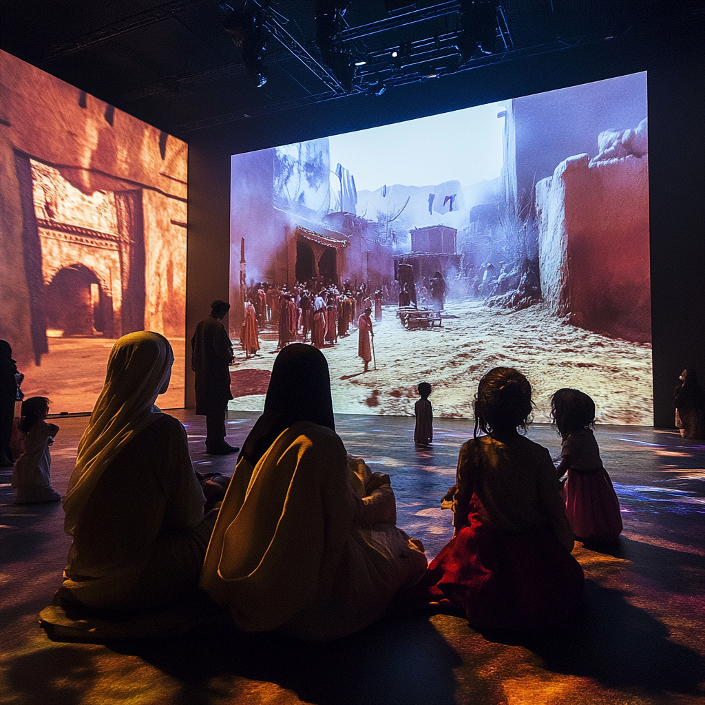 Saudi immersive storytelling theater experience