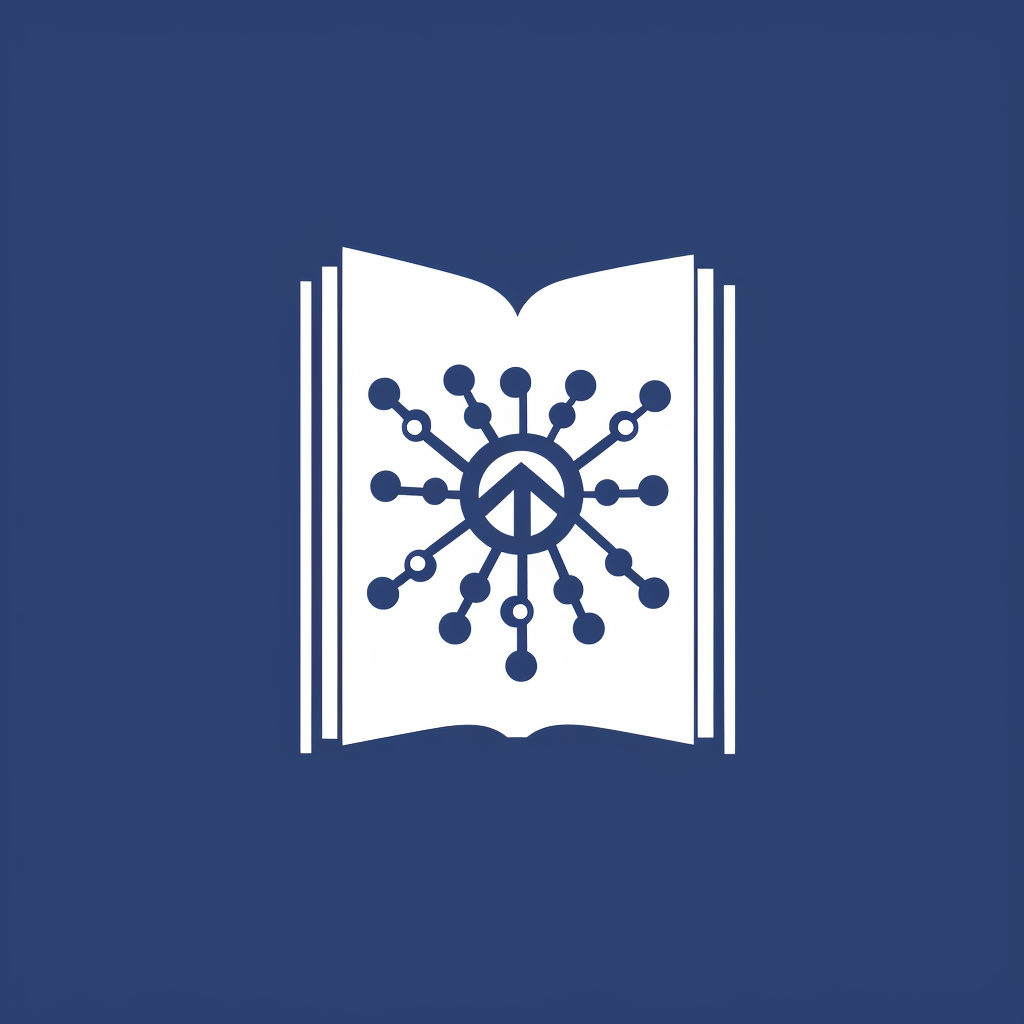 Minimalist logo for immunology higher education textbook