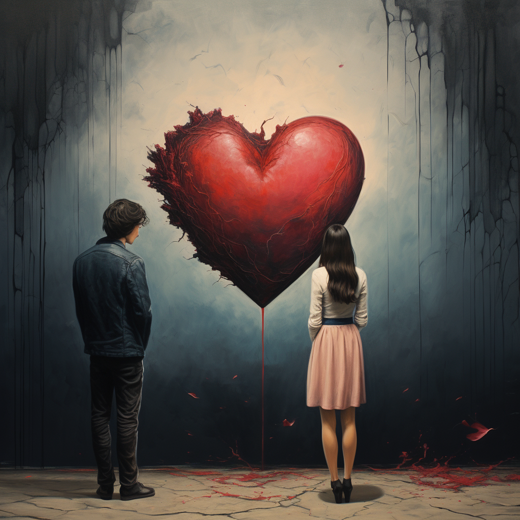 Image depicting the indecision in love