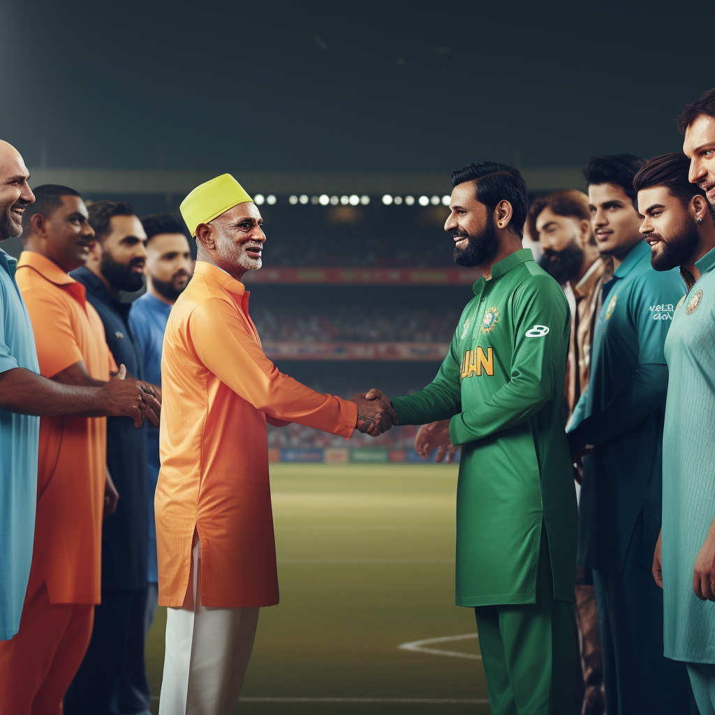 CGI cricket match between India and Pakistan