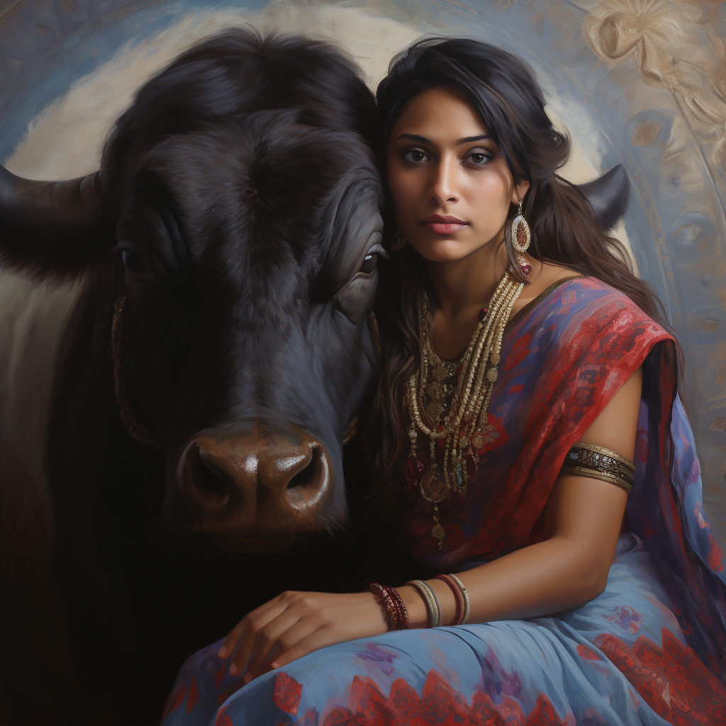 Indian Female Buffalo Picture