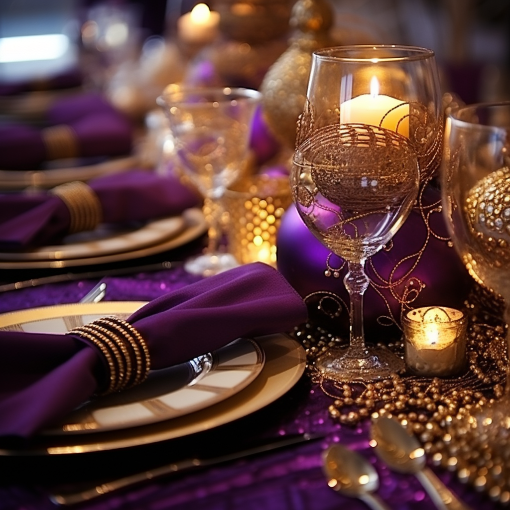 Beautiful Indian-inspired table decor