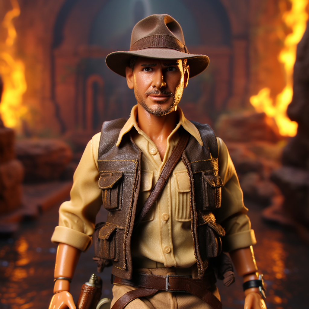 Indiana Jones Barbie Movie Poster