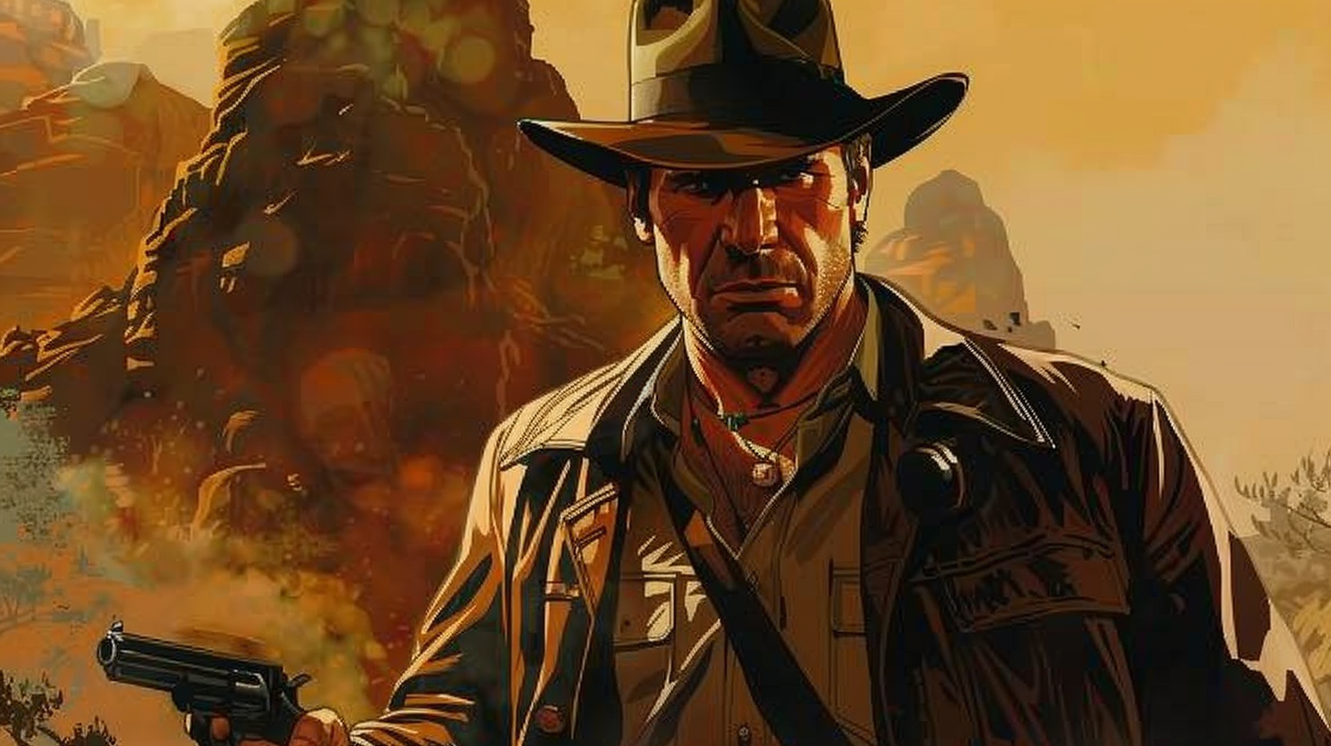 Indiana Jones Gangster Loading Screen Art