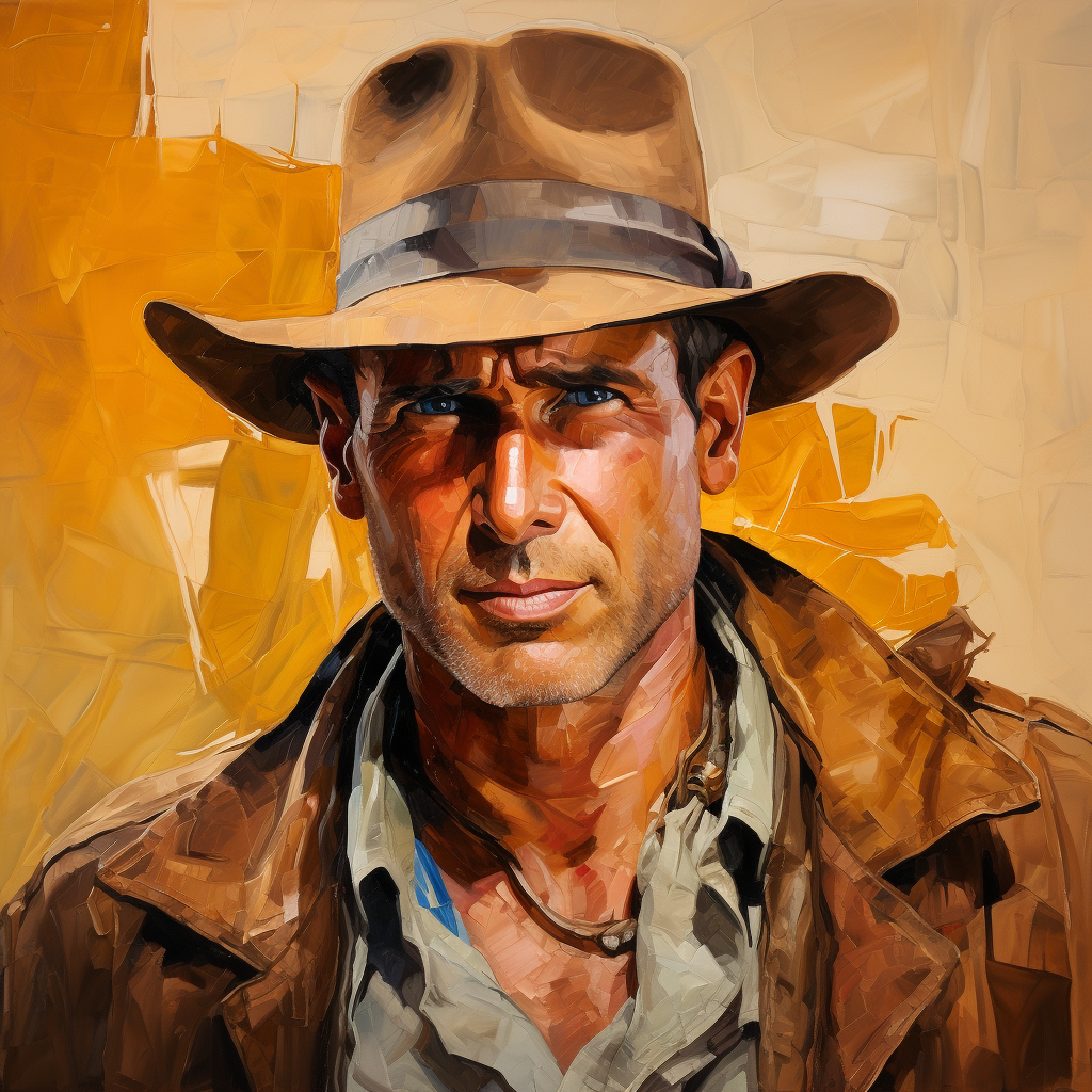 Indiana Jones Picasso portrait