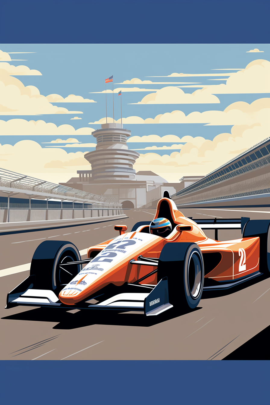 Modern IndyCar Racing at Indianapolis Speedway