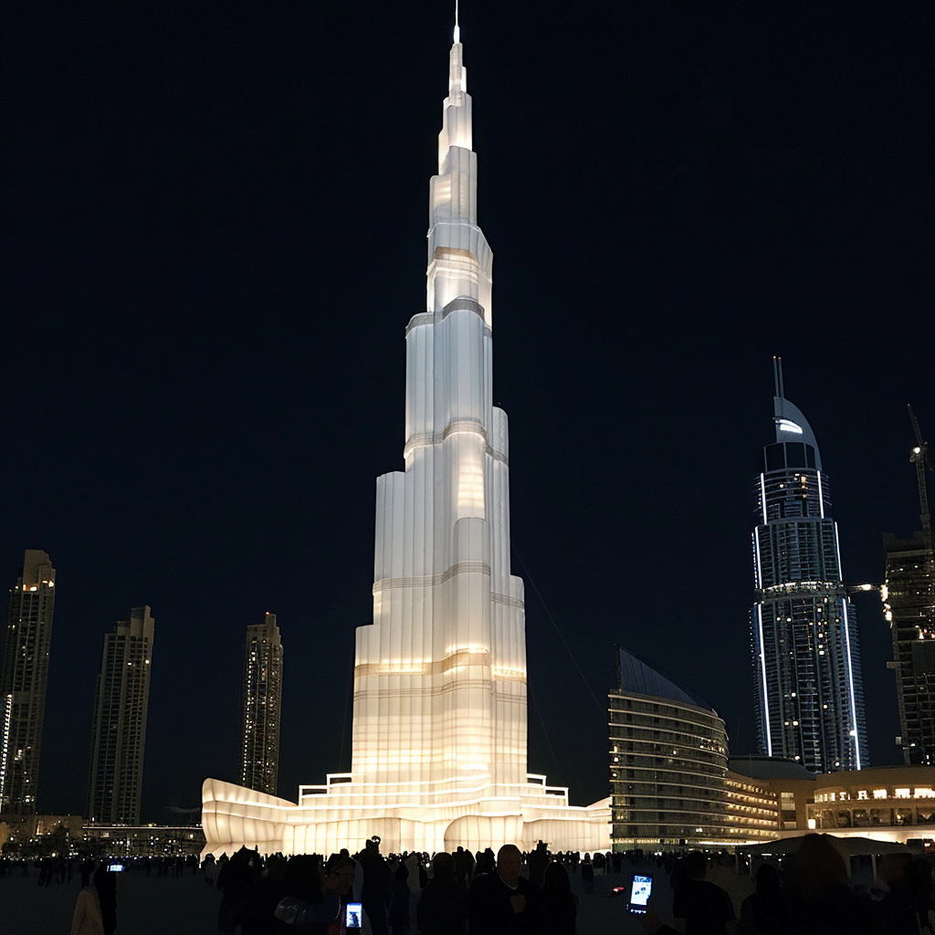 Inflatable Burj Khalifa Tower Picture