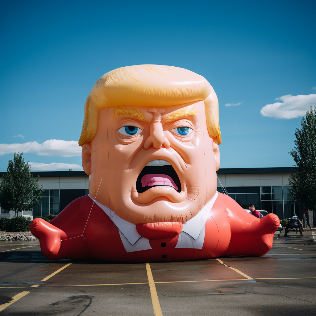 Inflatable Trump Image - Engaging and Unique