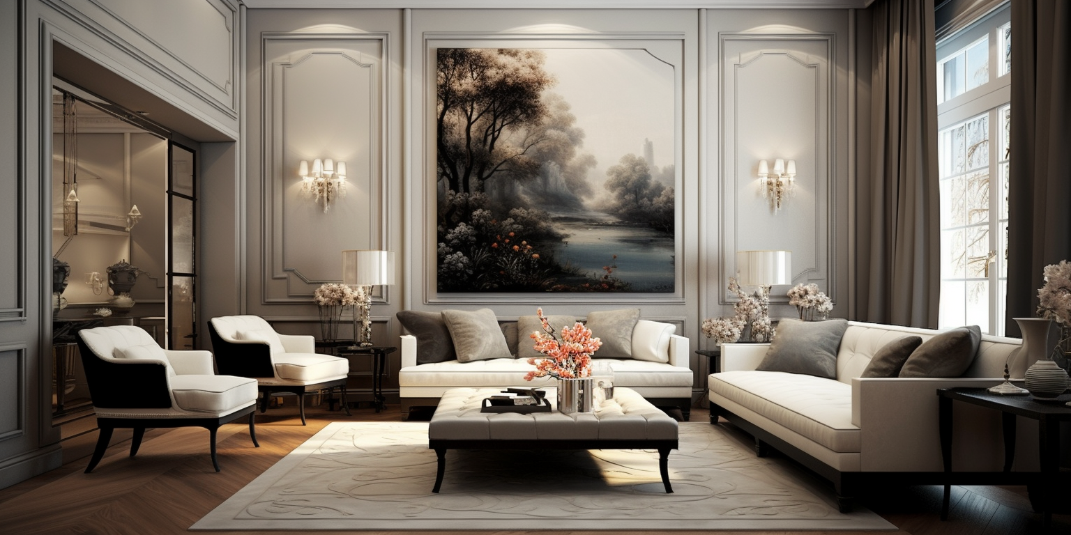 Interior Decoration Modern Classic Style Prompt