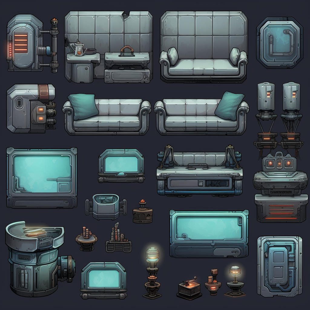 Sci-Fi RPG Furniture Sprite